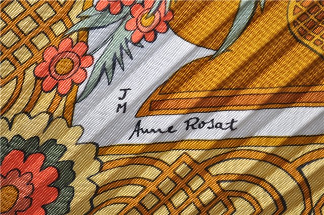 Authentic HERMES Pleats Scarf 