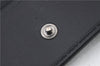 Authentic GUCCI Wallet Purse GG Canvas Leather Black 7886C