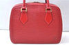 Authentic Louis Vuitton Epi Sablon Hand Bag Purse Red M52047 LV 7886E