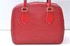 Authentic Louis Vuitton Epi Sablon Hand Bag Purse Red M52047 LV 7886E