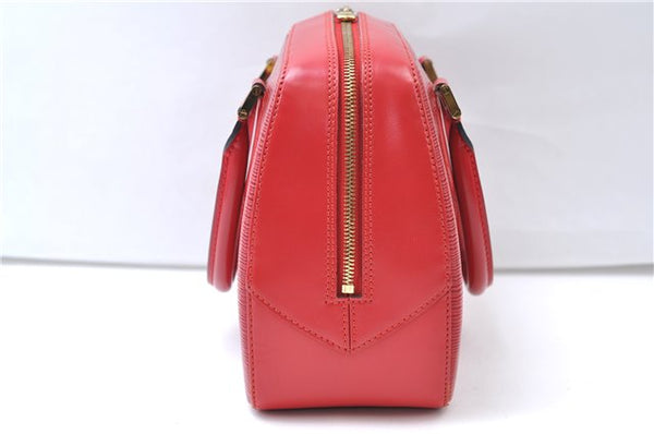 Authentic Louis Vuitton Epi Sablon Hand Bag Purse Red M52047 LV 7886E