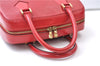 Authentic Louis Vuitton Epi Sablon Hand Bag Purse Red M52047 LV 7886E