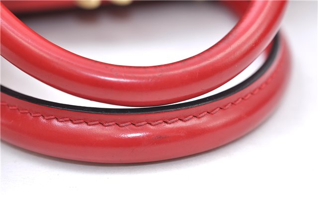 Authentic Louis Vuitton Epi Sablon Hand Bag Purse Red M52047 LV 7886E