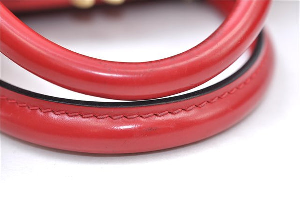 Authentic Louis Vuitton Epi Sablon Hand Bag Purse Red M52047 LV 7886E