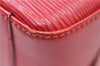 Authentic Louis Vuitton Epi Sablon Hand Bag Purse Red M52047 LV 7886E