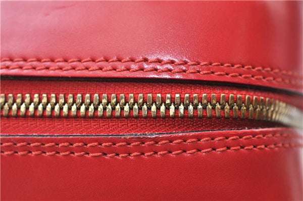 Authentic Louis Vuitton Epi Sablon Hand Bag Purse Red M52047 LV 7886E