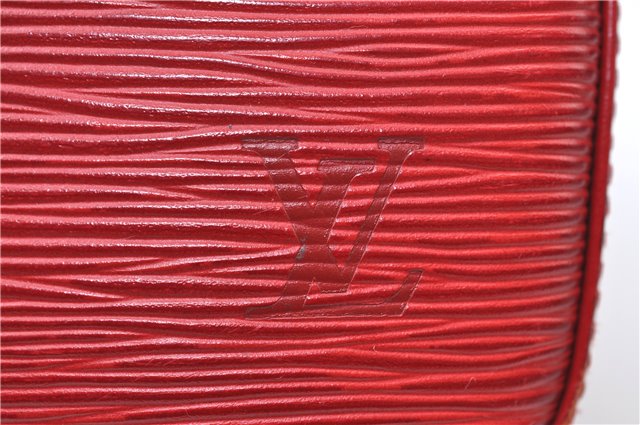 Authentic Louis Vuitton Epi Sablon Hand Bag Purse Red M52047 LV 7886E