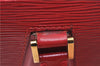 Authentic Louis Vuitton Epi Sablon Hand Bag Purse Red M52047 LV 7886E