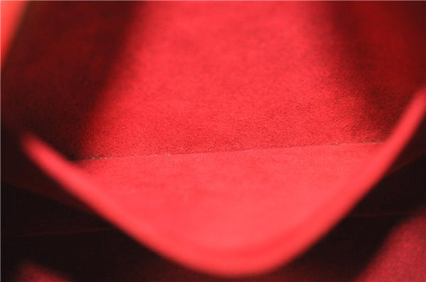 Authentic Louis Vuitton Epi Sablon Hand Bag Purse Red M52047 LV 7886E