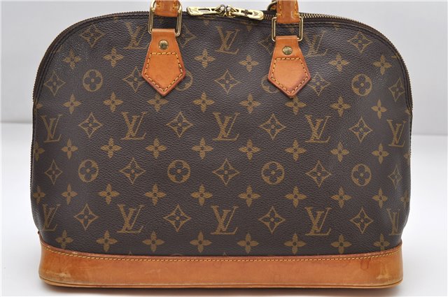 Authentic Louis Vuitton Monogram Alma Hand Bag Purse M51130 LV 7889D