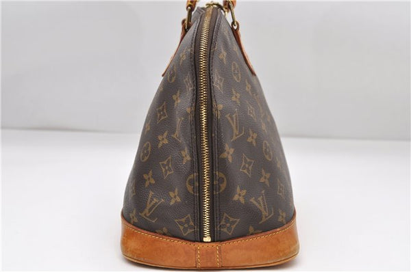 Authentic Louis Vuitton Monogram Alma Hand Bag Purse M51130 LV 7889D