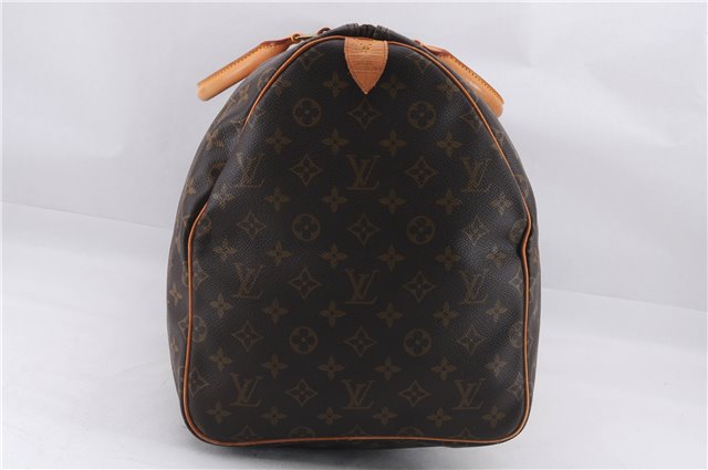 Authentic Louis Vuitton Monogram Keepall 55 Travel Boston Bag M41424 LV 7892E