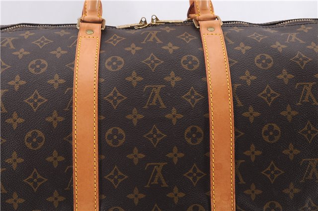 Authentic Louis Vuitton Monogram Keepall 55 Travel Boston Bag M41424 LV 7892E