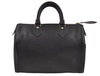 Authentic Louis Vuitton Epi Speedy 25 Hand Boston Bag Black M59032 LV 7893D
