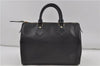 Authentic Louis Vuitton Epi Speedy 25 Hand Boston Bag Black M59032 LV 7893D
