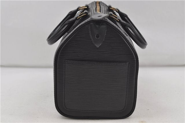 Authentic Louis Vuitton Epi Speedy 25 Hand Boston Bag Black M59032 LV 7893D