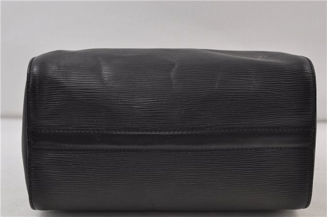 Authentic Louis Vuitton Epi Speedy 25 Hand Boston Bag Black M59032 LV 7893D