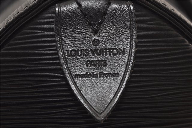 Authentic Louis Vuitton Epi Speedy 25 Hand Boston Bag Black M59032 LV 7893D