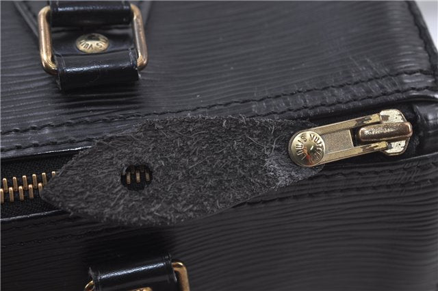 Authentic Louis Vuitton Epi Speedy 25 Hand Boston Bag Black M59032 LV 7893D