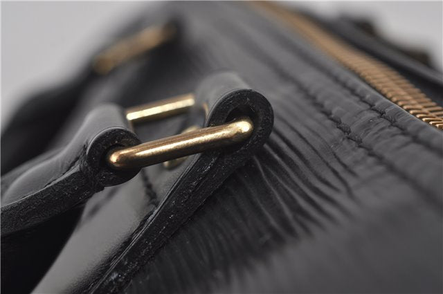 Authentic Louis Vuitton Epi Speedy 25 Hand Boston Bag Black M59032 LV 7893D