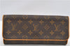 Authentic Louis Vuitton Monogram Pochette Twin GM Shoulder Bag M51852 LV 7894F