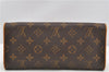 Authentic Louis Vuitton Monogram Pochette Twin GM Shoulder Bag M51852 LV 7894F
