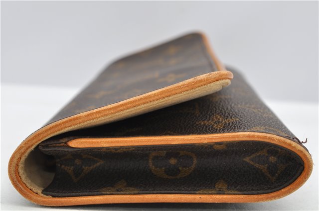 Authentic Louis Vuitton Monogram Pochette Twin GM Shoulder Bag M51852 LV 7894F