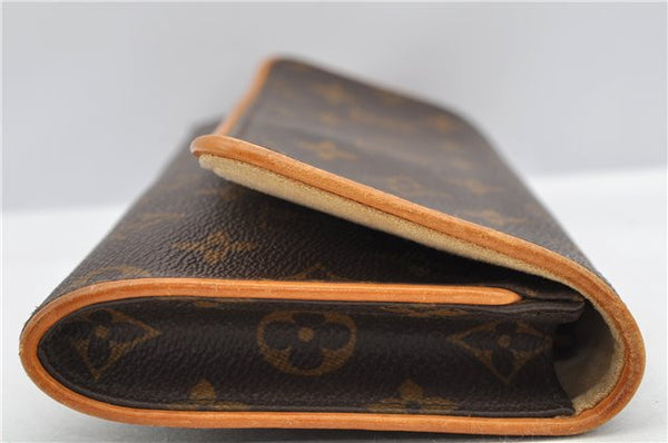 Authentic Louis Vuitton Monogram Pochette Twin GM Shoulder Bag M51852 LV 7894F