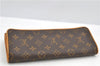 Authentic Louis Vuitton Monogram Pochette Twin GM Shoulder Bag M51852 LV 7894F