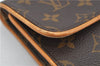 Authentic Louis Vuitton Monogram Pochette Twin GM Shoulder Bag M51852 LV 7894F