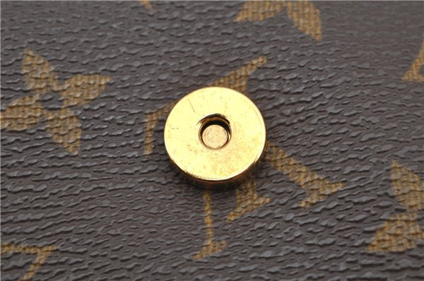 Authentic Louis Vuitton Monogram Pochette Twin GM Shoulder Bag M51852 LV 7894F