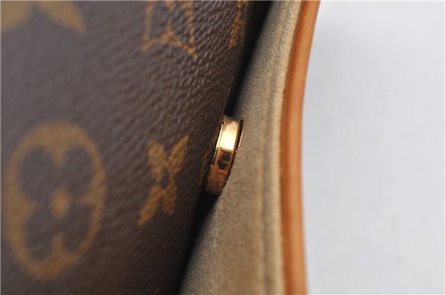 Authentic Louis Vuitton Monogram Pochette Twin GM Shoulder Bag M51852 LV 7894F