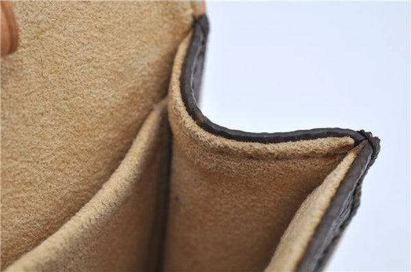 Authentic Louis Vuitton Monogram Pochette Twin GM Shoulder Bag M51852 LV 7894F