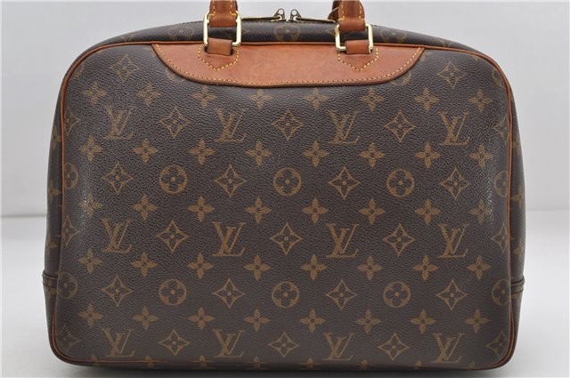 Authentic Louis Vuitton Monogram Deauville Hand Bag M47270 LV 7895D