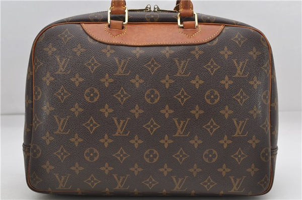 Authentic Louis Vuitton Monogram Deauville Hand Bag M47270 LV 7895D