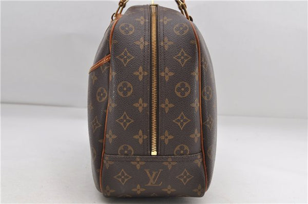 Authentic Louis Vuitton Monogram Deauville Hand Bag M47270 LV 7895D