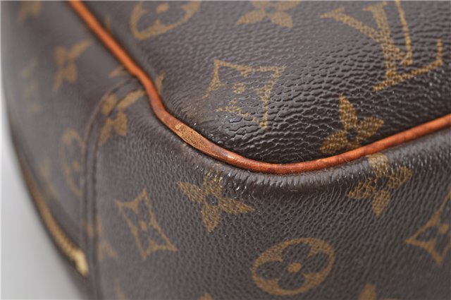 Authentic Louis Vuitton Monogram Deauville Hand Bag M47270 LV 7895D