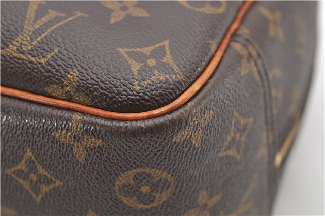 Authentic Louis Vuitton Monogram Deauville Hand Bag M47270 LV 7895D