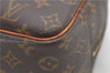 Authentic Louis Vuitton Monogram Deauville Hand Bag M47270 LV 7895D