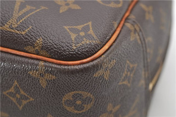 Authentic Louis Vuitton Monogram Deauville Hand Bag M47270 LV 7895D