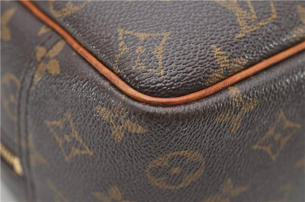Authentic Louis Vuitton Monogram Deauville Hand Bag M47270 LV 7895D
