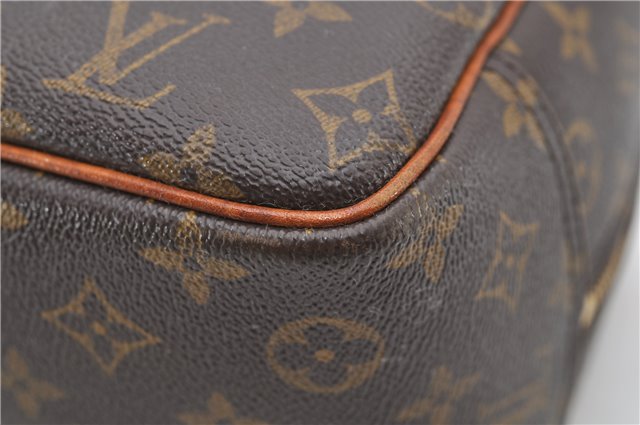 Authentic Louis Vuitton Monogram Deauville Hand Bag M47270 LV 7895D