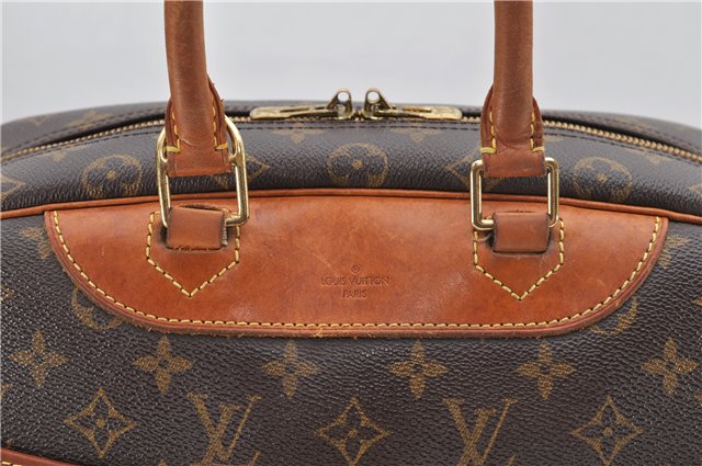 Authentic Louis Vuitton Monogram Deauville Hand Bag M47270 LV 7895D