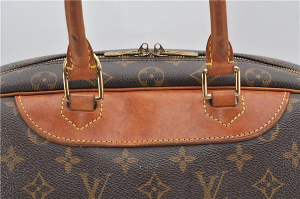 Authentic Louis Vuitton Monogram Deauville Hand Bag M47270 LV 7895D