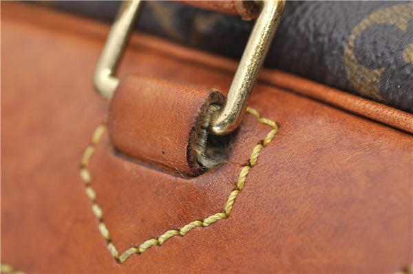 Authentic Louis Vuitton Monogram Deauville Hand Bag M47270 LV 7895D