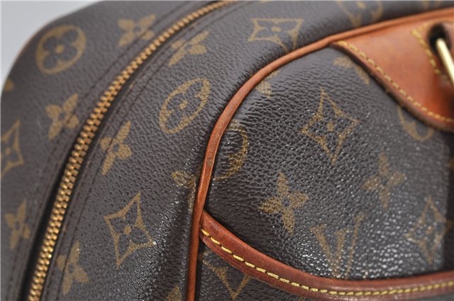 Authentic Louis Vuitton Monogram Deauville Hand Bag M47270 LV 7895D