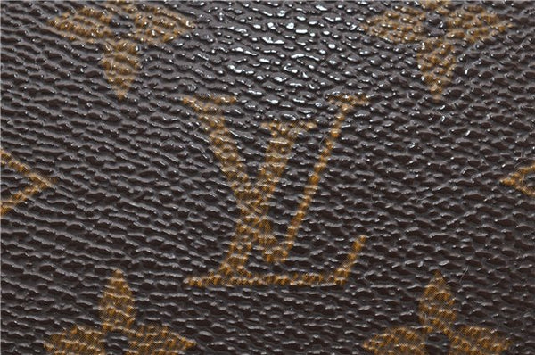 Authentic Louis Vuitton Monogram Deauville Hand Bag M47270 LV 7895D