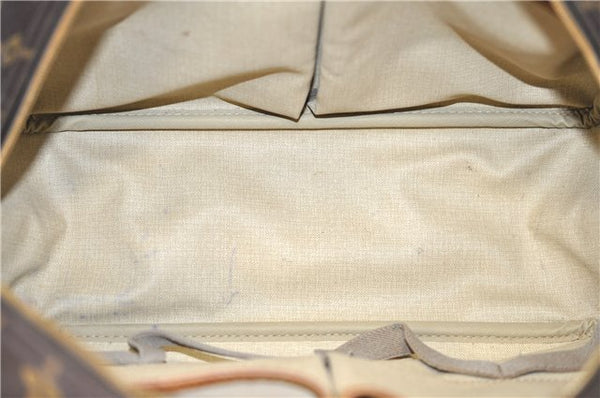 Authentic Louis Vuitton Monogram Deauville Hand Bag M47270 LV 7895D