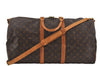 Auth Louis Vuitton Monogram Keepall Bandouliere 55 Boston Bag M41414 LV 7898D