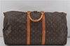 Auth Louis Vuitton Monogram Keepall Bandouliere 55 Boston Bag M41414 LV 7898D
